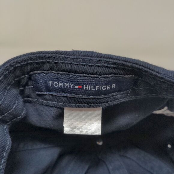 Tommy Hilfiger Men's Slideback Hat Blue Size OS Embroidered Logo Cotton - Picture 7 of 8